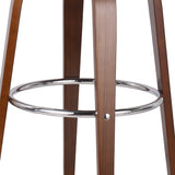Mid-Century Modern Upholstered Swivel Barstool - NH071413