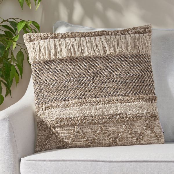 Hand-Loomed Boho Pillow Cover - NH615213
