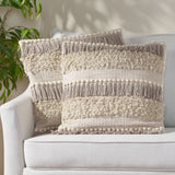 Hand-Loomed Boho Pillow Cover - NH255213