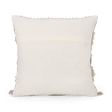 Hand-Loomed Boho Throw Pillow - NH455213