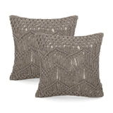 Macrame Boho Throw Pillow - NH265213