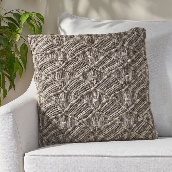 Macrame Boho Throw Pillow - NH075213