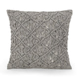 Macrame Boho Throw Pillow - NH475213