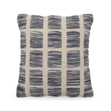 Hand Loomed Boho Throw Pillow - NH356213