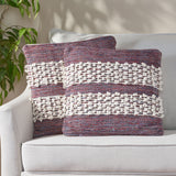Hand Loomed Boho Pillow Cover - NH366213