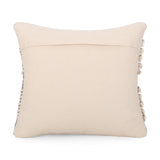 Hand Loomed Boho Throw Pillow - NH566213