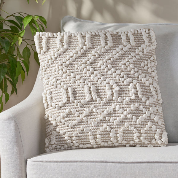 Hand Loomed Boho Pillow Cover - NH176213