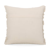 Hand Loomed Boho Throw Pillow - NH376213