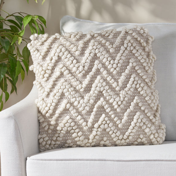Hand Loomed Boho Pillow Cover - NH576213