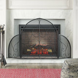 Modern Iron Fireplace Screen - NH041213