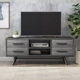 Mid-Century Modern TV Stand with Storage - NH422313