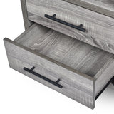 Modern Industrial 6 Shelf Multi-Functional Cabinet - NH058313