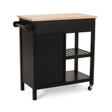 Contemporary Kitchen Cart with Wheels - NH643313