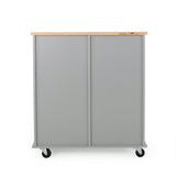 Contemporary Kitchen Cart with Wheels - NH361313