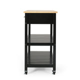 Contemporary Kitchen Cart with Wheels - NH393413