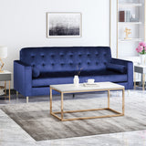 Modern Glam Tufted Velvet 3 Seater Sofa - NH964113