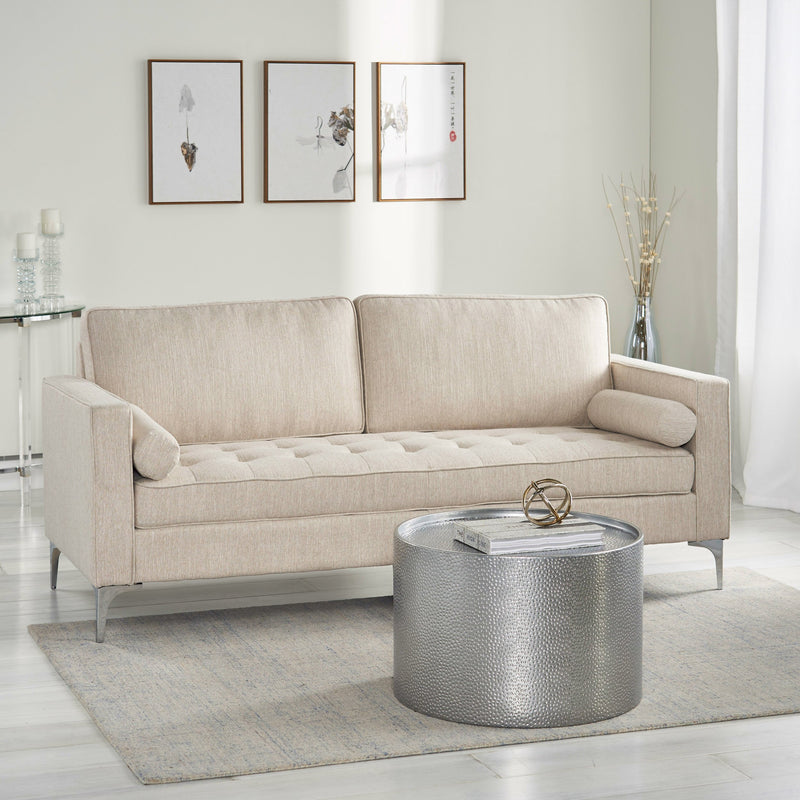 Tufted Fabric 3 Seater Sofa - NH154113