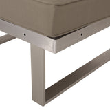 Outdoor Aluminum V-Shaped 5 Seater Sofa Set with Cushions - NH203313