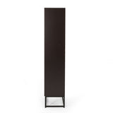 Modern Industrial 6 Shelf V Bookcase - NH206413