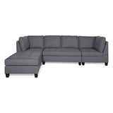 Contemporary 4 Seater Fabric Sectional - NH643213