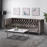 Tufted Velvet 3 Seater Sofa - NH263213