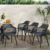 Outdoor Modern Dining Chair (Set of 4) - NH671213