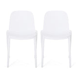 Outdoor Modern Stacking Dining Chair (Set of 2) - NH342213