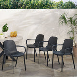 Outdoor Modern Stacking Dining Chairs - NH133213