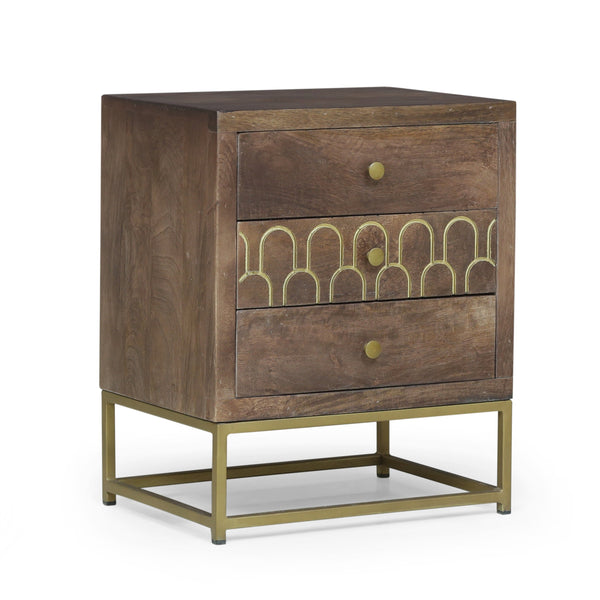 Contemporary Wooden Night Stand - NH127213