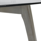 Mid-Century Modern Coffee Table with Glass Top - NH129313