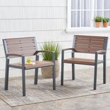 Outdoor Aluminum Chairs, Set of 2 - NH557313