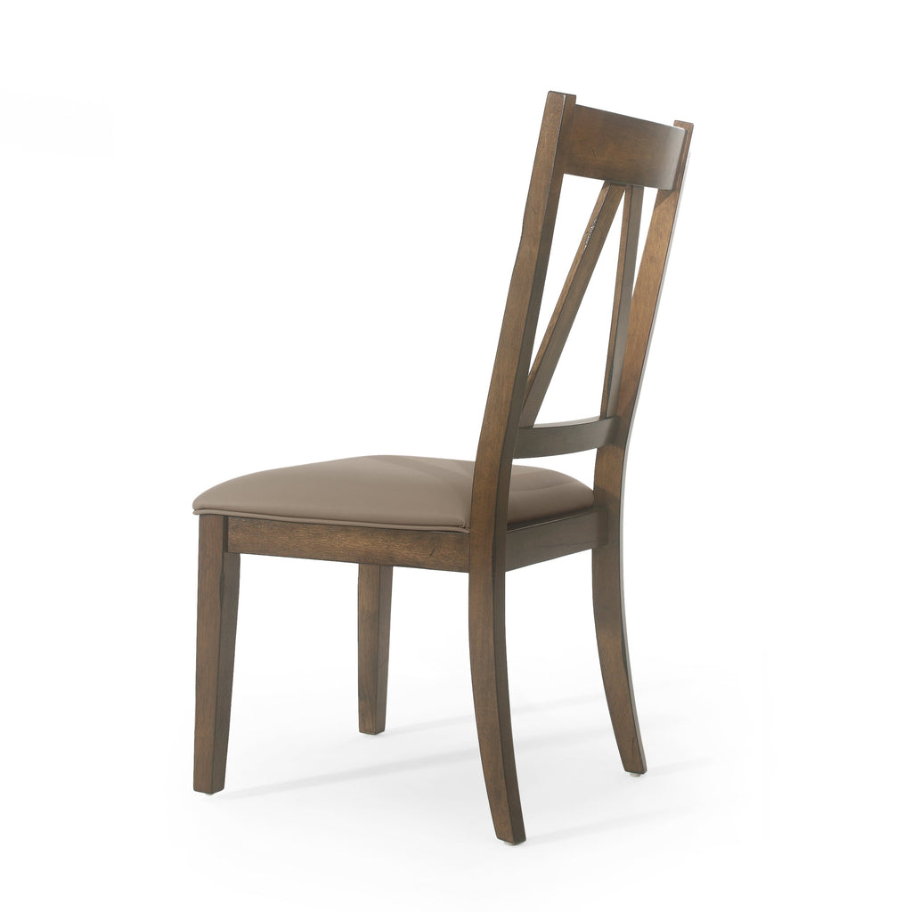 Farmhouse Upholstered Wood Dining Chairs, Set of 2 NH396413 Noble