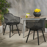 Outdoor Modern Dining Chair (Set of 2) - NH074213