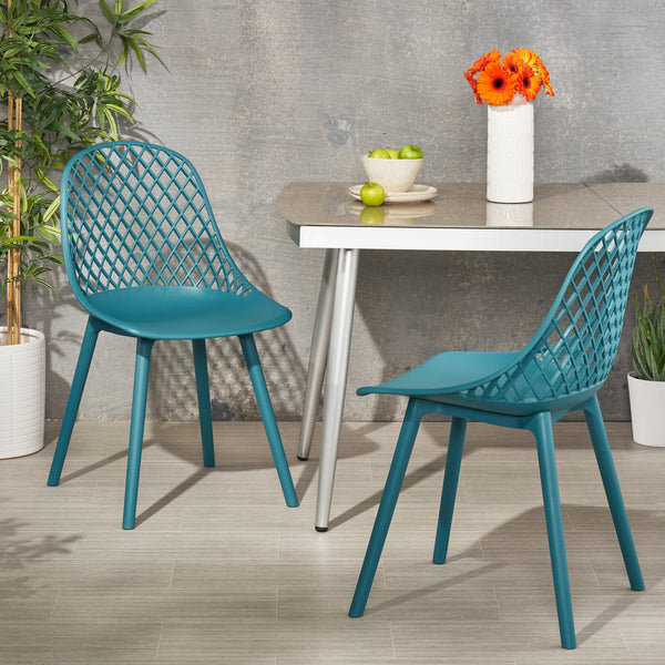 Outdoor Modern Dining Chair (Set of 2) - NH674213