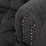 Contemporary Deep Tufted Sofa with Nailhead Trim - NH989213