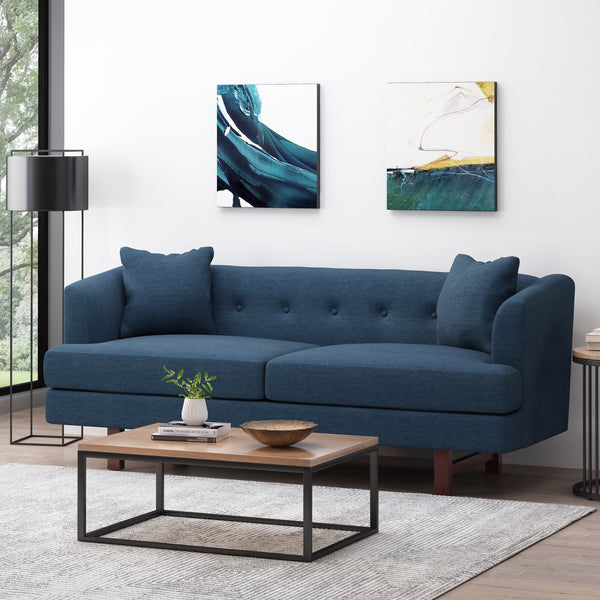 Mid-Century Modern Upholstered 3 Seater Sofa - NH641413