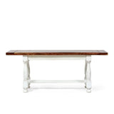 Handcrafted Rustic 2 Toned Mango Wood Coffee Table - NH036313