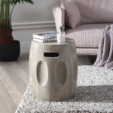 Contemporary Lightweight Concrete Accent Side Table - NH367213
