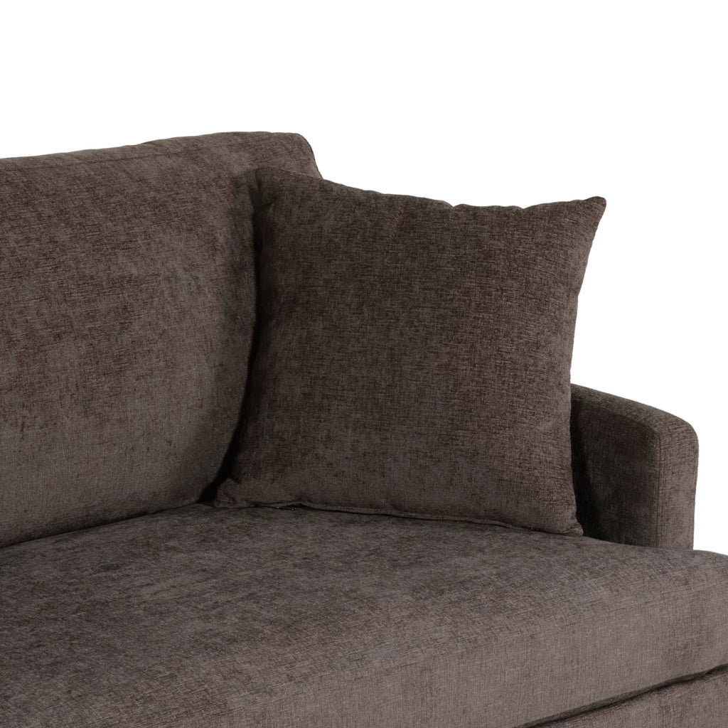 Contemporary 3 Seater Fabric Sofa with Accent Pillows NH899213