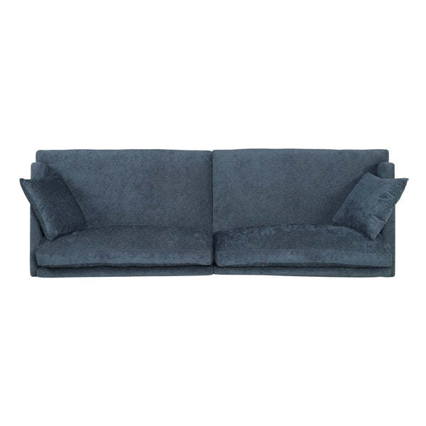 Contemporary 3 Seater Fabric Sofa with Accent Pillows NH899213