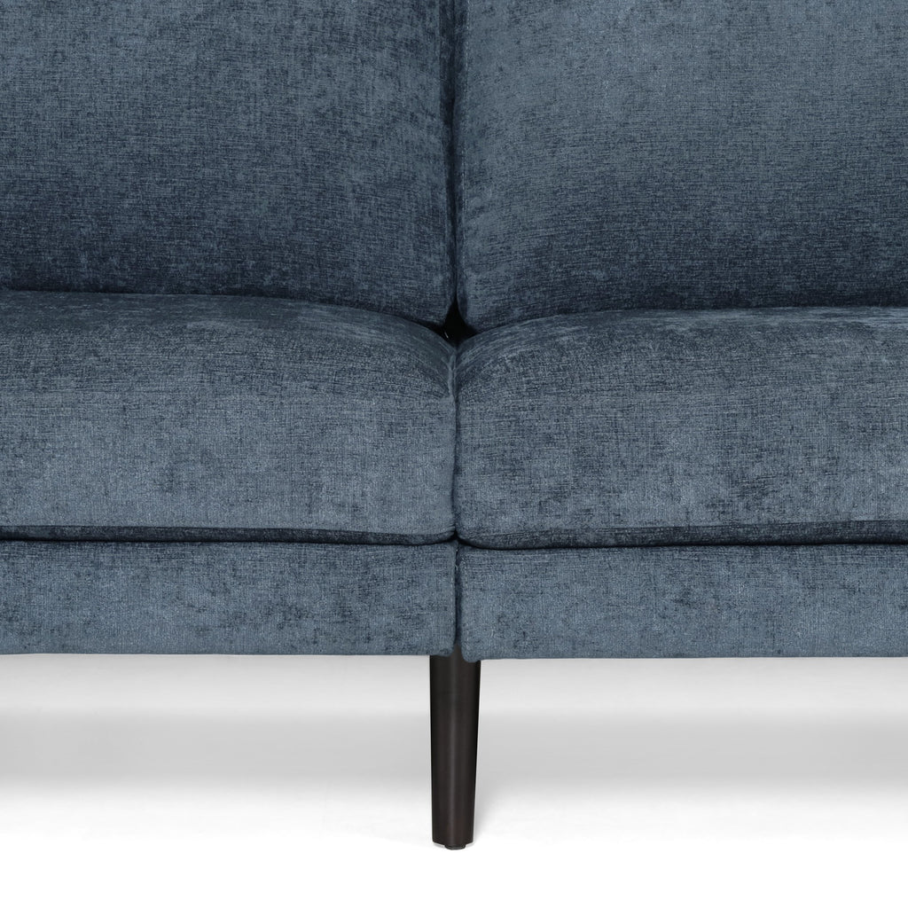 Contemporary 3 Seater Fabric Sofa with Accent Pillows NH899213