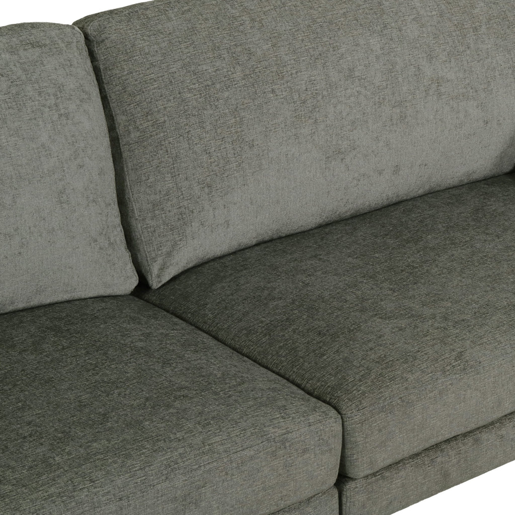 Contemporary 3 Seater Fabric Sofa with Accent Pillows NH899213