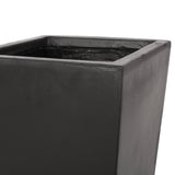 Outdoor Modern Cast Stone Planters (Set of 2) - NH147413