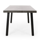 Outdoor Modern Industrial Aluminum Dining Table - NH940313