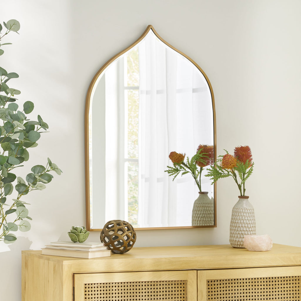 Contemporary Bell Shaped Wall Mirror - NH555313 – Noble House Furniture