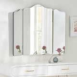 Modern Glam Foldable 3-Panel Vanity Mirror - NH294313