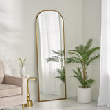 Contemporary Rounded Rectangular Leaner Mirror - NH694313