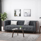 Contemporary Tufted 3 Seater Sofa - NH778413