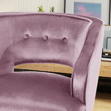 Mid Century Modern Velvet Accent Chair - NH630403