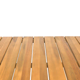 Outdoor Modern Industrial Acacia Wood Bar Table - NH002313